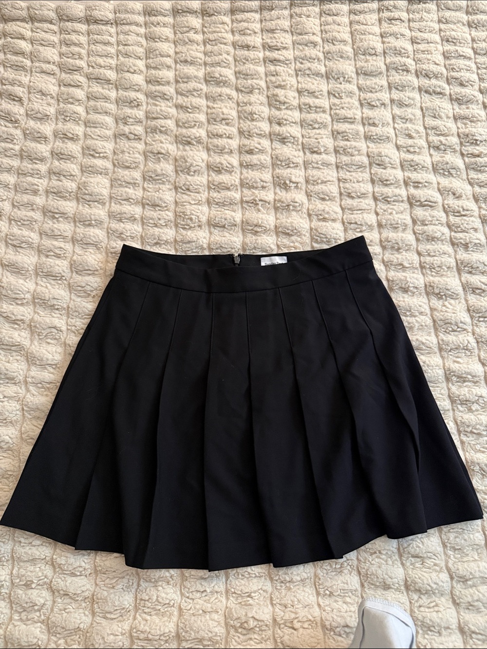 Sunday Best Black Pleated Skirt